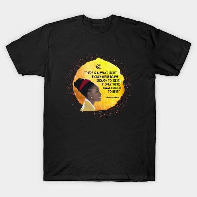 There is always light Amanda Gorman Poem T-Shirt S-5XL XXXXL