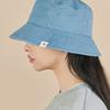 VARZAR Monogram Label Pigment Bucket Hat Blue