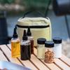 Seasoning Bottles Dispenser with Bag Transparent Leak-Proof Powder Spice Shaker