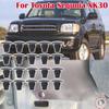 Для Toyota Sequoia XK30 XK40 XK60 2001 2002-2020 автомобильные брызговики защитные штифты винты фиксатор фартука зажим заклепка Замена