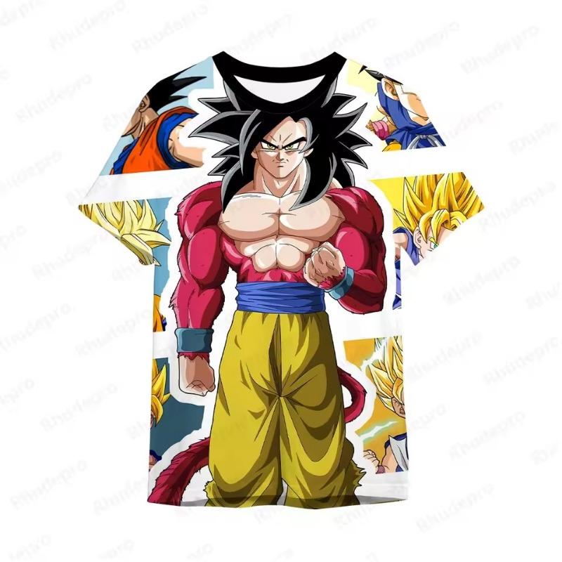 

Dragon Ball аніме Хай-стріт Вегета смішні футболки Гоку спортзал футболка чоловічий одяг Harajuku стиль аніме літній 3D друк вуличний одяг 3XL
