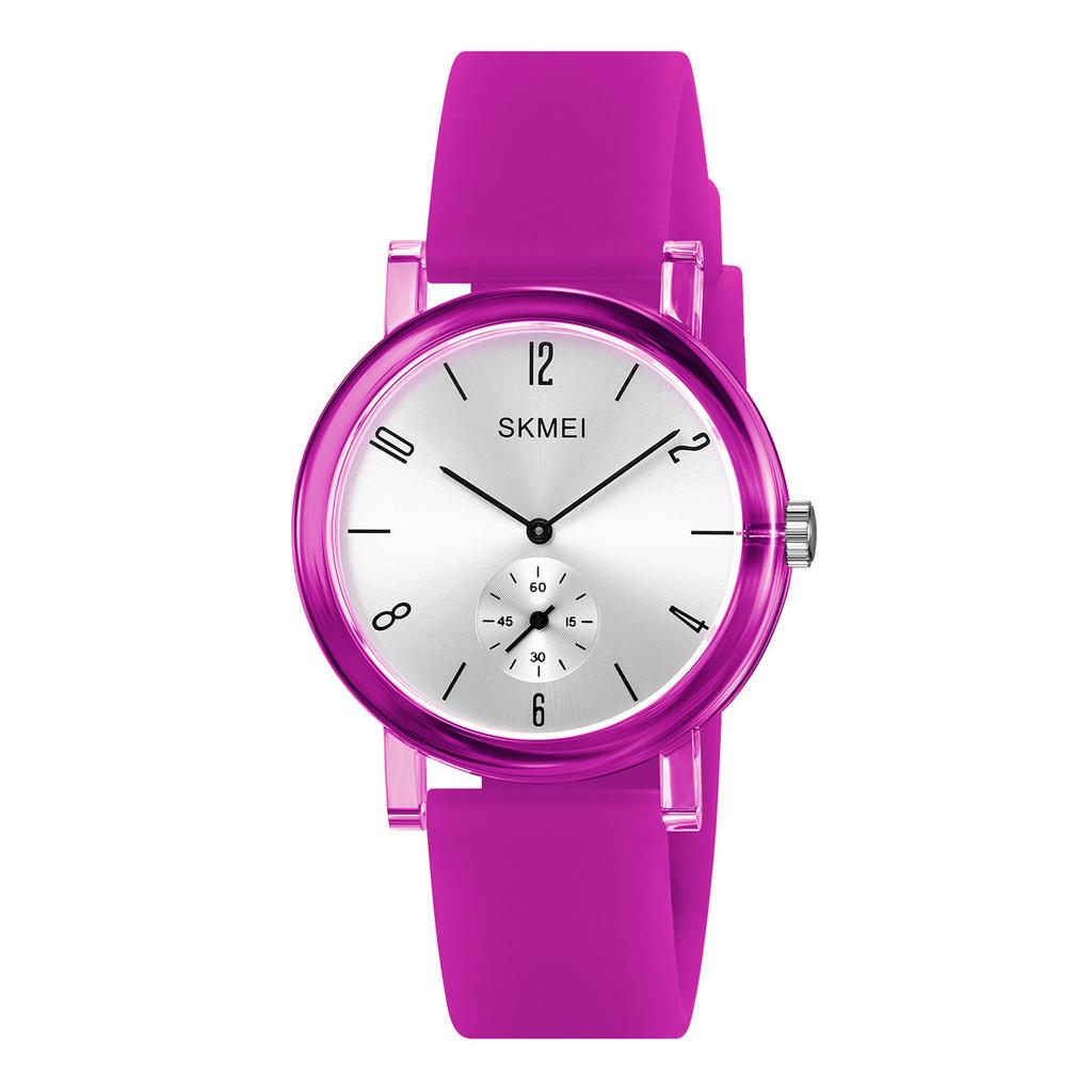 Fashion Korean version watch, silicone tape watch, simple two-and-a-half-hand quartz watch, student party men's and women's watch