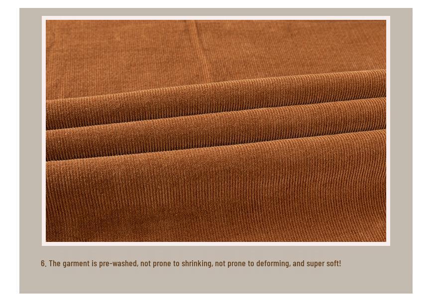 Men's Trendy Long-Sleeve Corduroy Shirt for Fall/Winter - Multi-color Casual Fashion