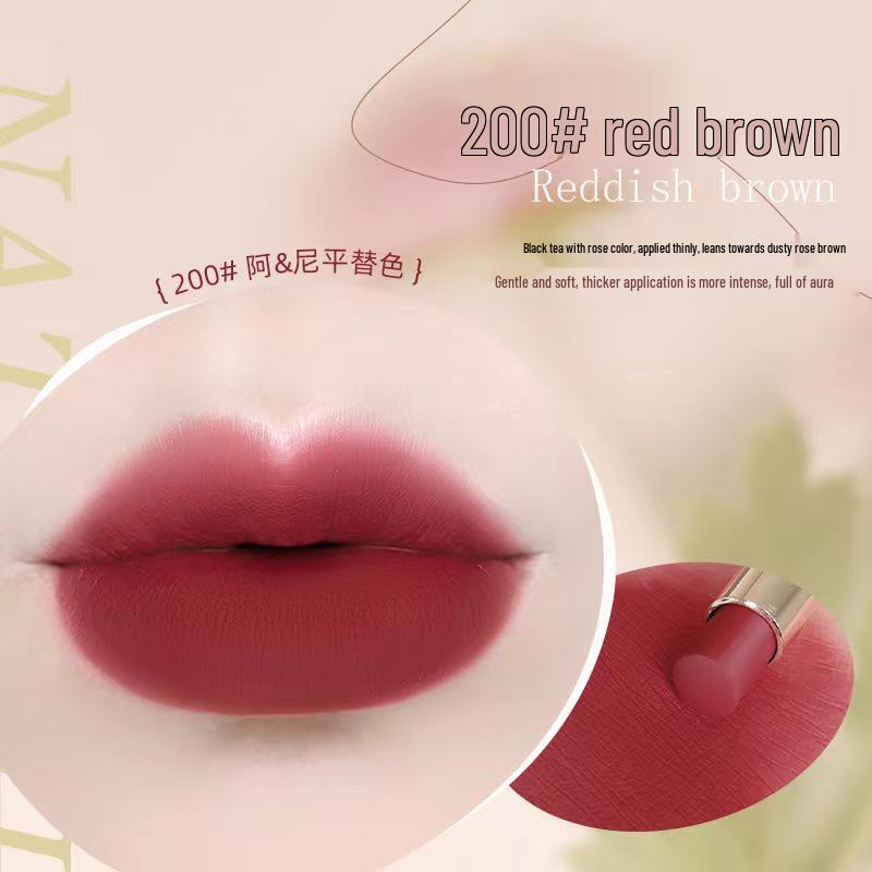 NOVO5979 Soft Mist Matte Velvet Long-Lasting Lipstick - High Pigment & Non-Stick Lip Gloss