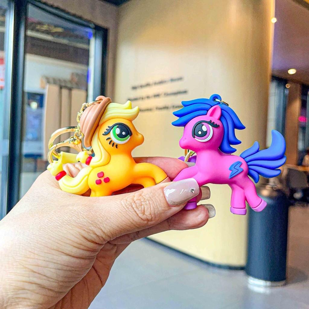 Little Pony My Keychain Lovely Silicone Cartoon Bag Charm For Occasions All