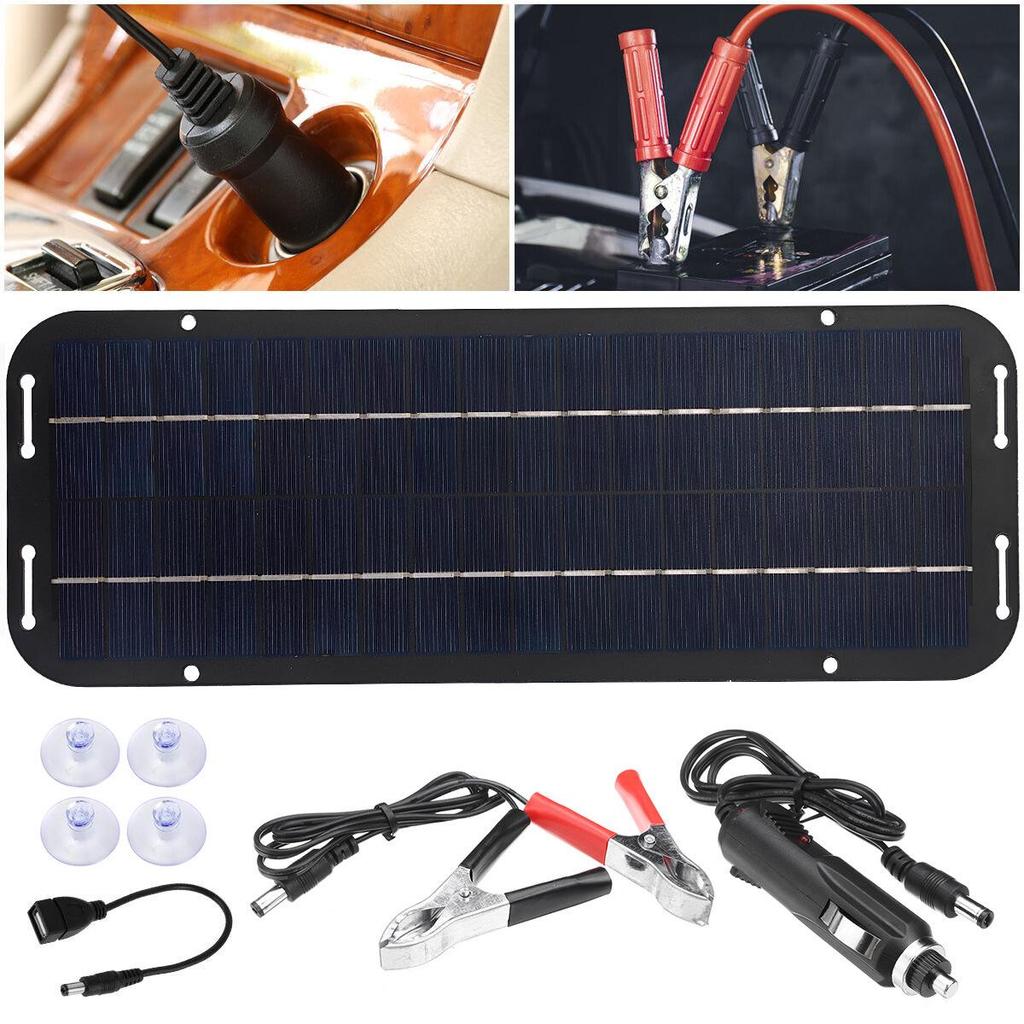 Exclusive 6W 5V Polycrystalline Solar Panel with USB-C Outdoor Charger