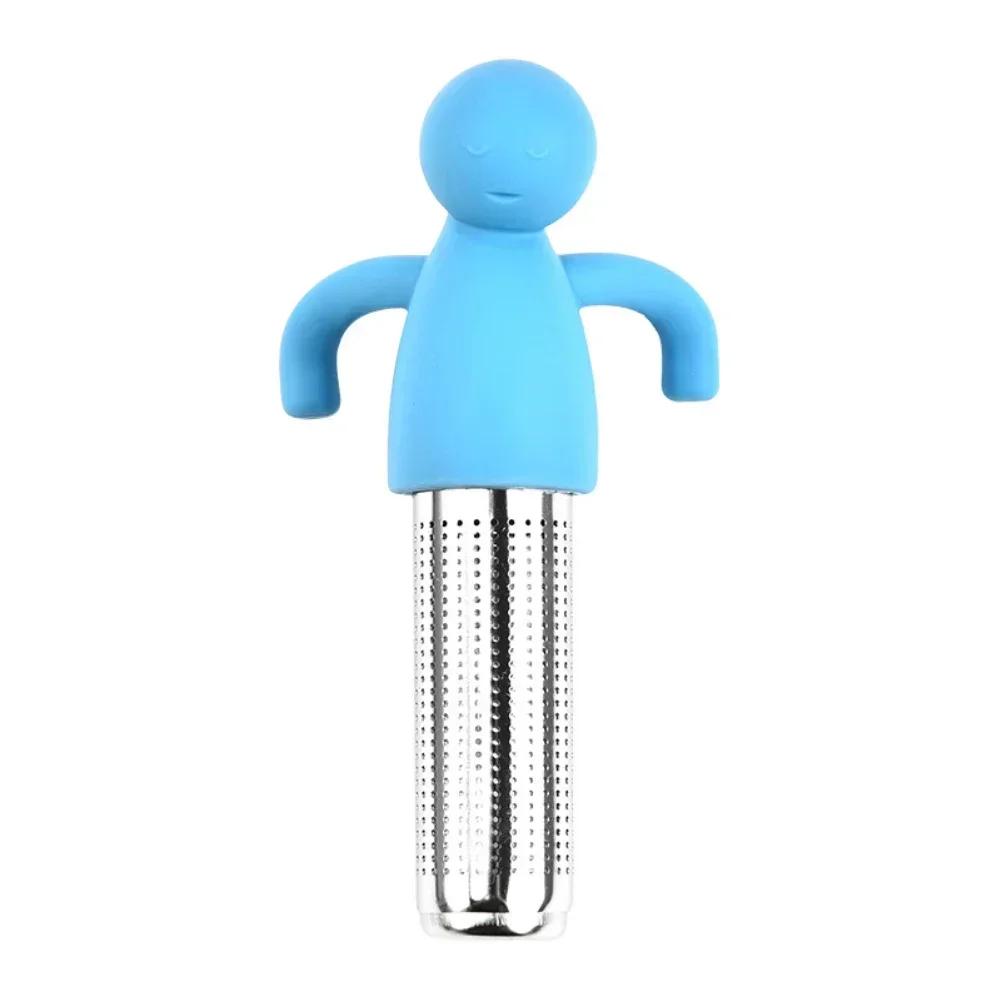 Stainless Steel Tea Infuser Kitchen Accessory Household Use Reusable Metal Makeup Brushes Massage Kitchen Dining Bar Garden