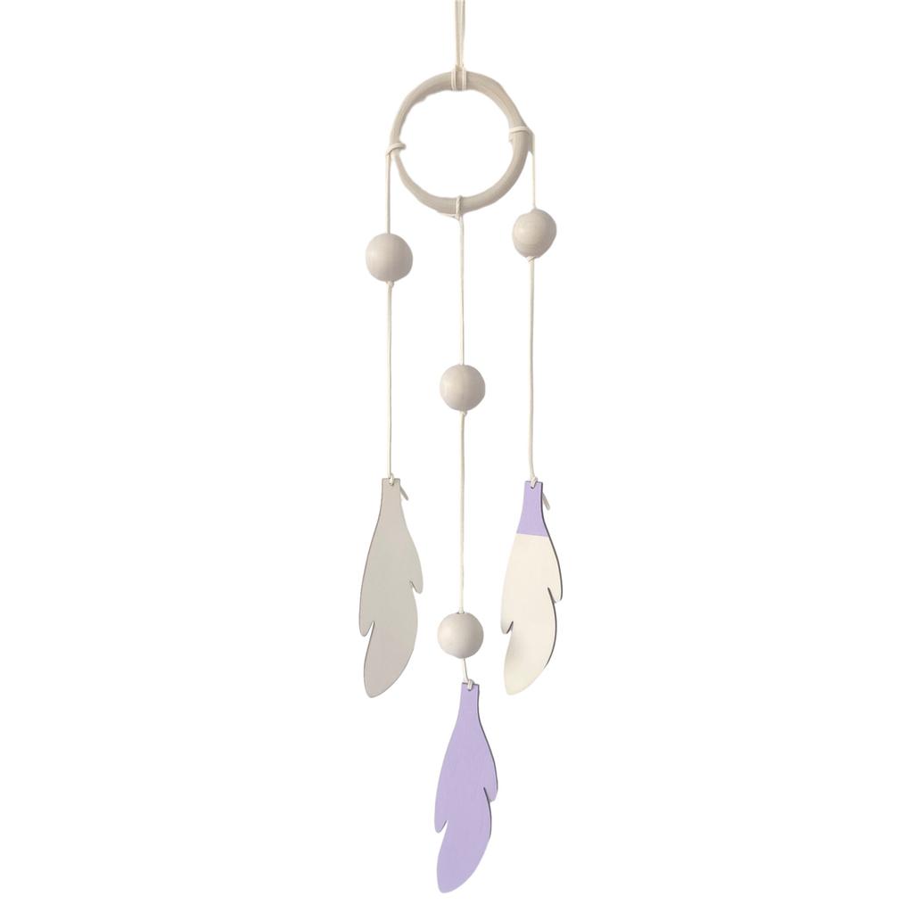DIY Wood Feather Ornament Pendant Bunting Party Decoration for All Gatherings Lovely Addition to Dorm Photo Props