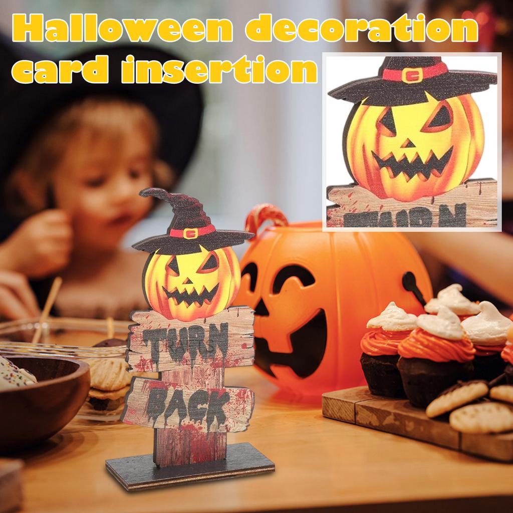 Halloween Decorations Card Scary Atmosphere Tabletop Decorations