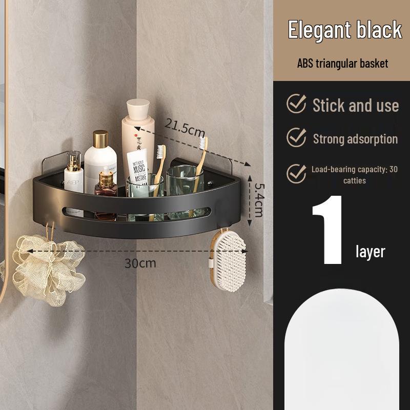 Yuzhuxun No-Drill Corner Storage Shelf