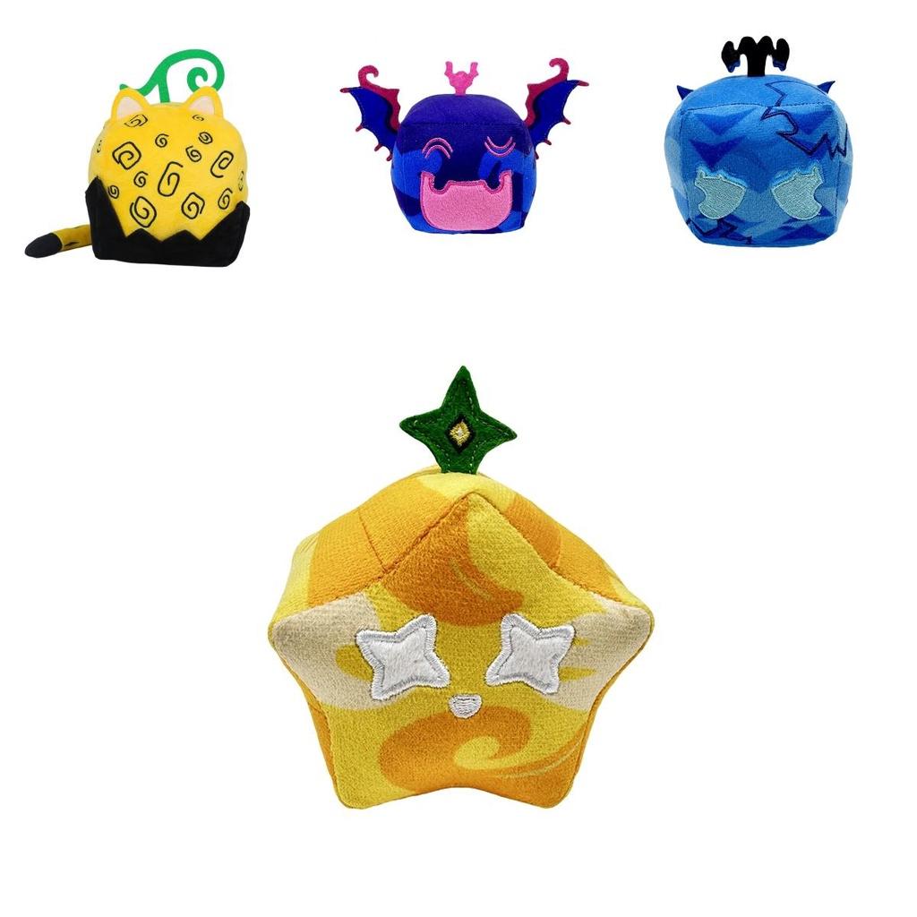 Blox Fruit Plüschtier Weich und Entzückend Teufelsfrucht Stofftier