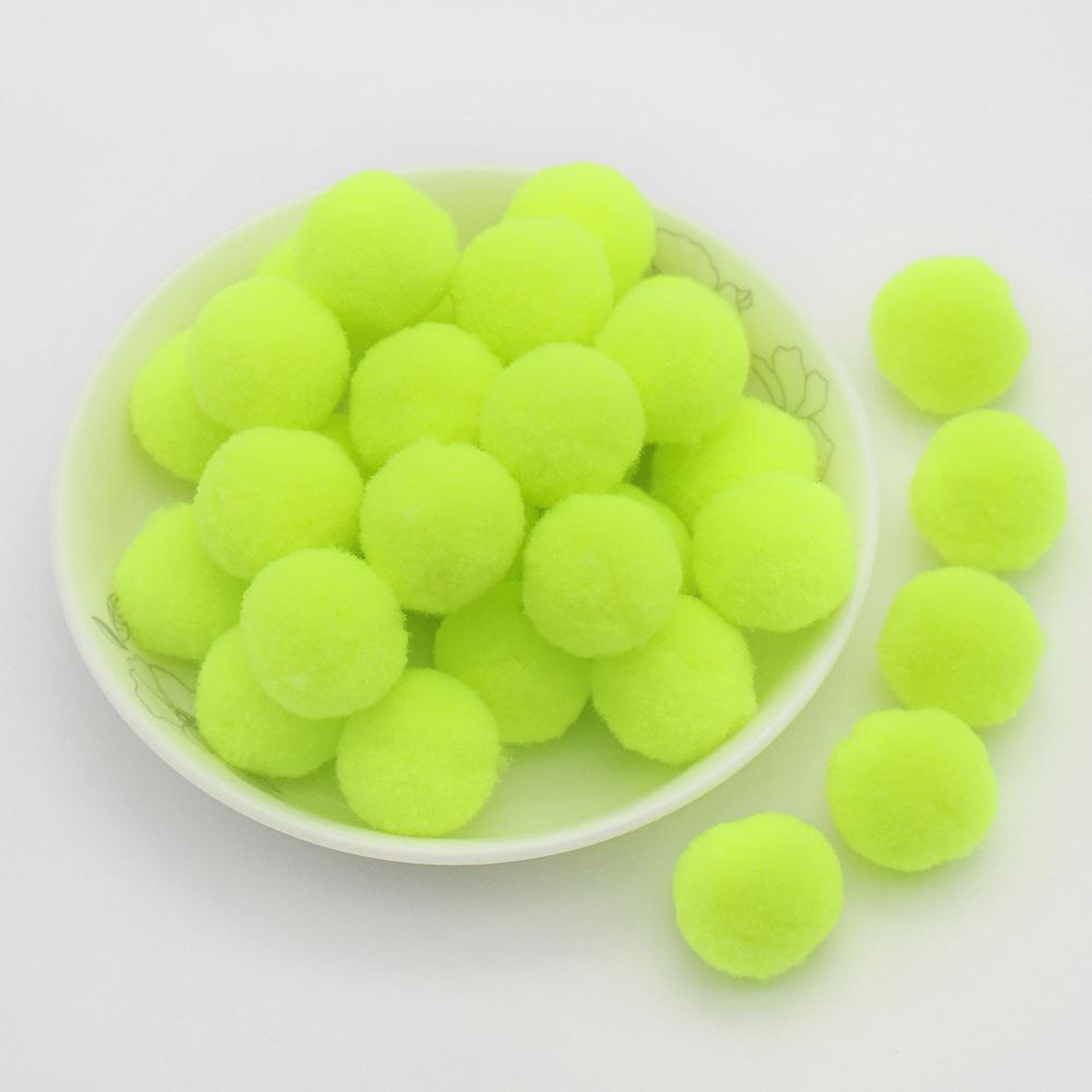 Colored Pompoms 81015202530Mm High Elasticity Soft Diy Pom Poms Fuzz Ball Pompom For Crafts Wedding Decor Kid Creative Toy