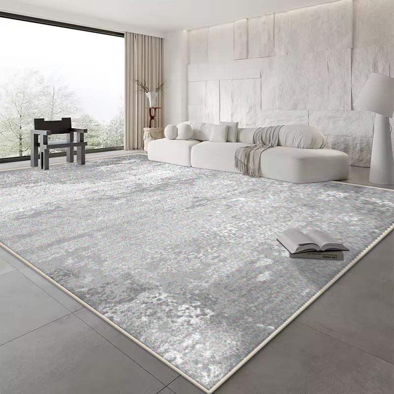 Nordic Abstract Carpet Living Room Light Luxury Decoration Sofa Coffee Tables Rug Bedroom Bedside Easy Clean Soft Mat Non-slip