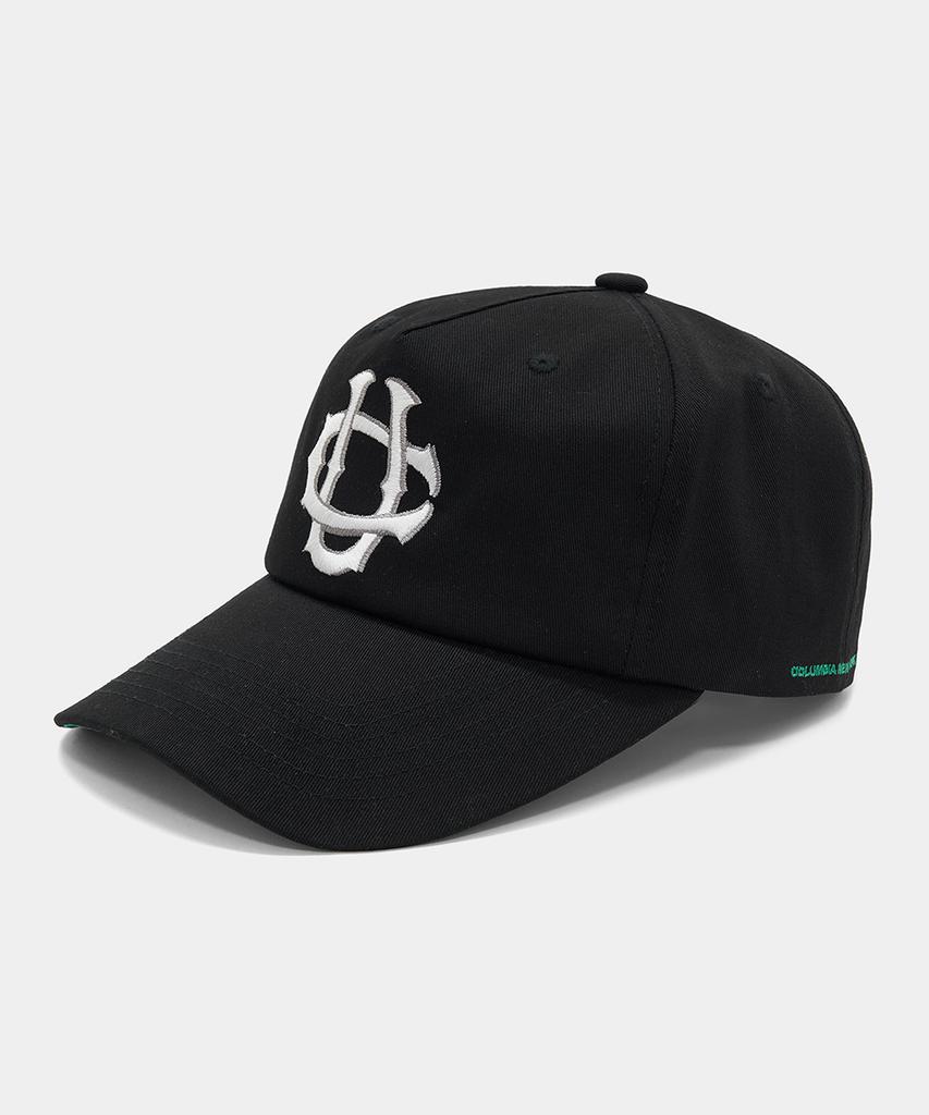 COLUMBIA UNIVERSITY Cu Emb 5 Panel Oversized Cap_Black