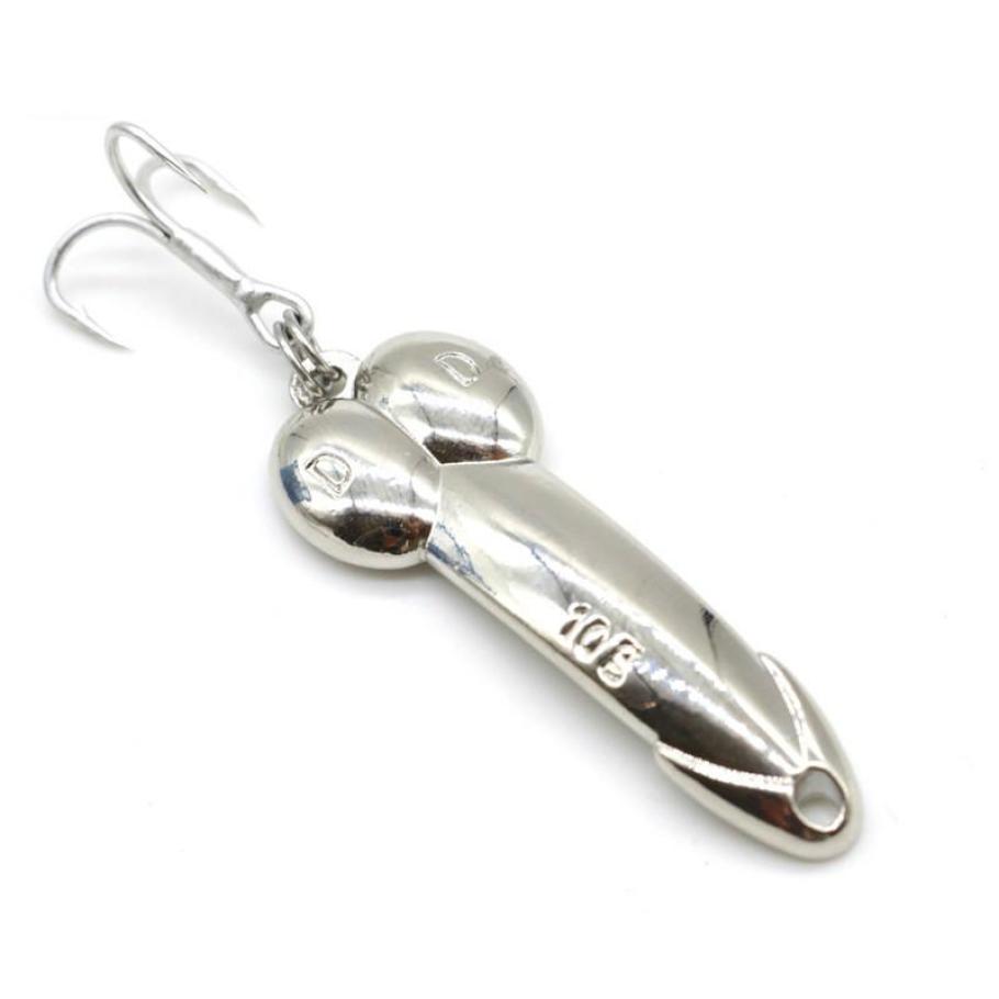 Angelköder Silber Gold Metall Angelköder Spinnerköder Drilling Haken Hartköder Barschfischen 20g