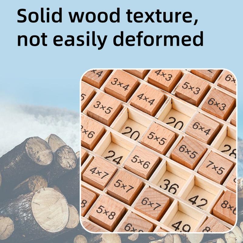 Montessori Pädagogisches Holzspielzeug Für Kinder Babyspielzeug 99 Multiplikationstabelle Vorschule Mathematik Arithmetik Lehrmittel Geschenk