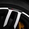 4 pezzi Styling Auto Fibra di Carbonio Adesivi Ruote Pneumatici Accessori Decorativi da Corsa Per Citroen C1 C2 C3 Grand C4 Picasso C-ELYSEE