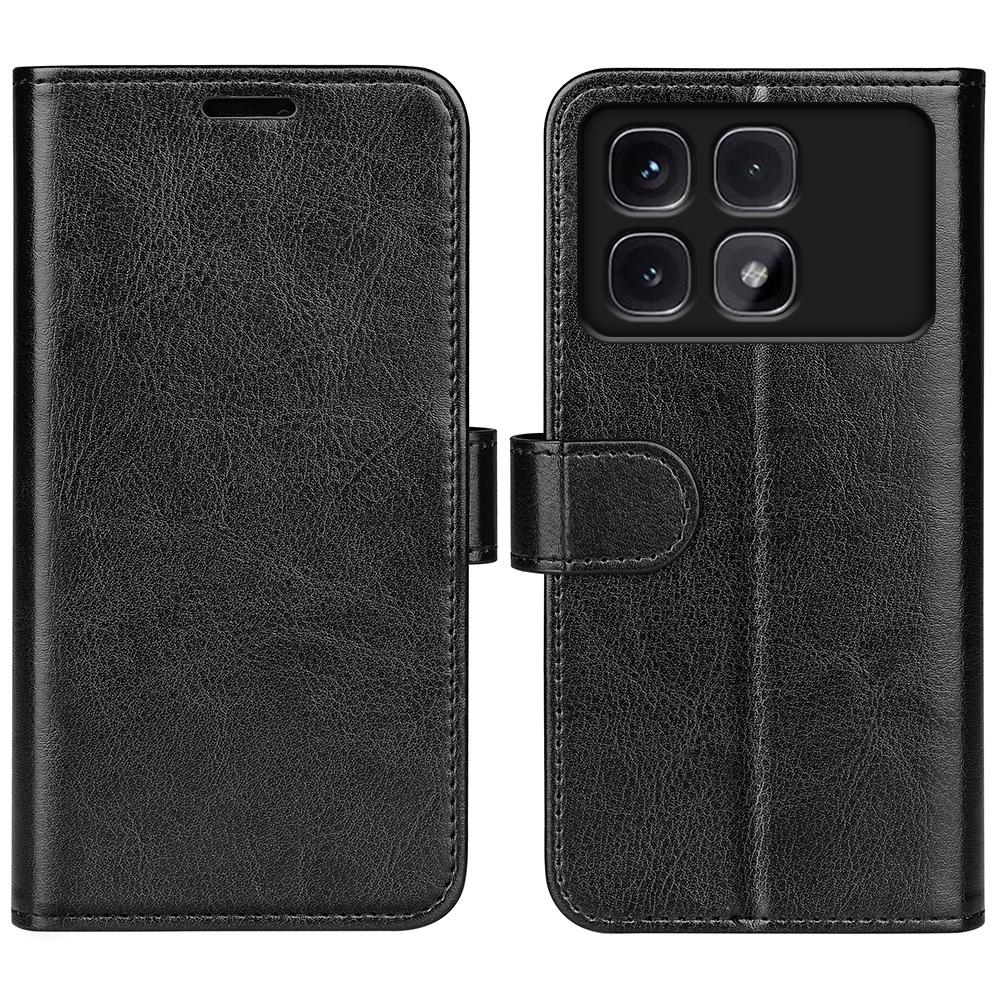 For Xiaomi Redmi K70 Ultra Wallet Case Crazy Horse Texture Stand Leather Phone Cover