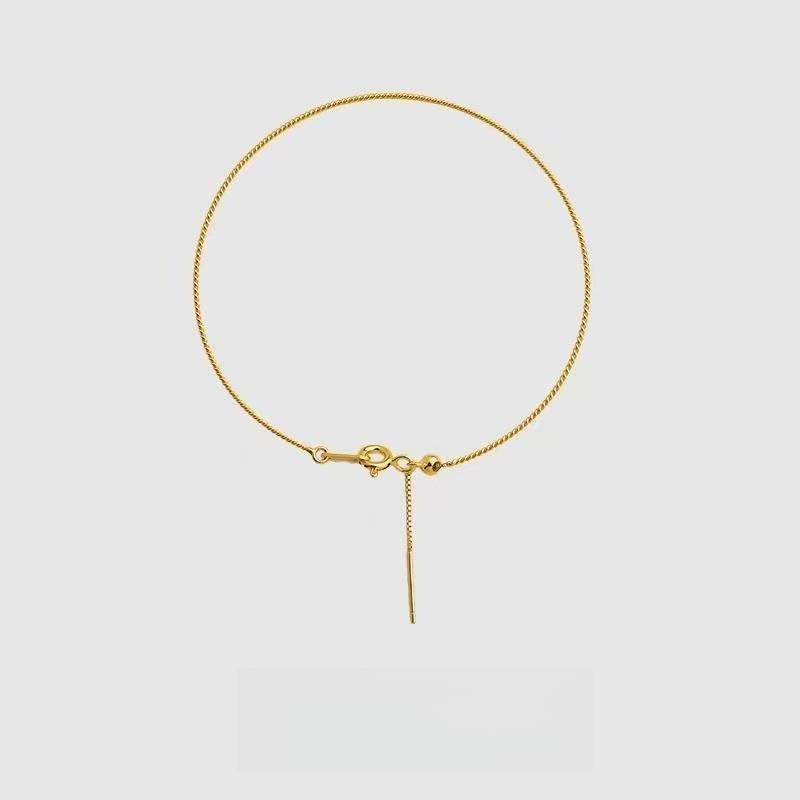 

Богатый цветок Такой же Инс Знаменитость Браслет из цветков сливы Простой и изысканный Маленький персиковый цвет DIY Браслет с бусинами