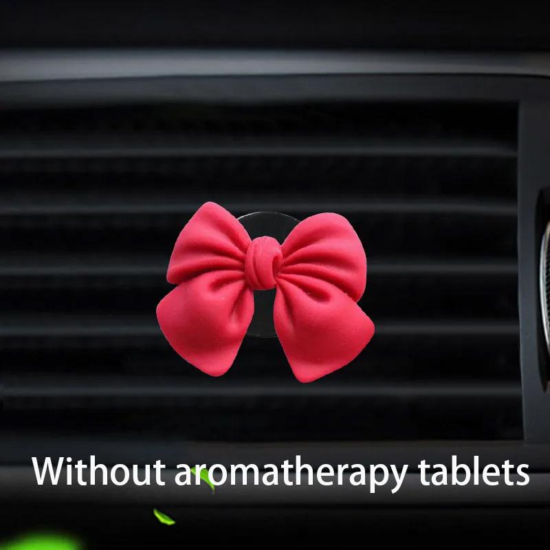 Car Air Freshener Bow-knot Car Perfume Car-styling Natural Smell Air Conditioner Outlet Clip Fragrance Auto Accessories