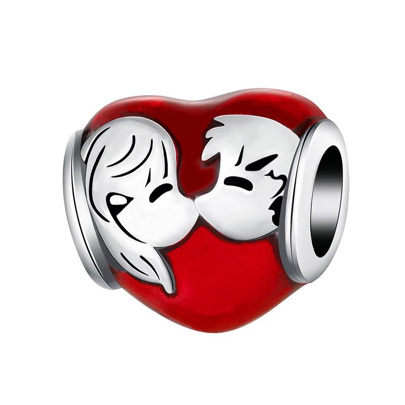 New Copper Dinosaur Frog Penguin Dog Dumbbell Charm Talisman Beads Fit For Original Diy Bracelet Fashion Women'S Jewelry