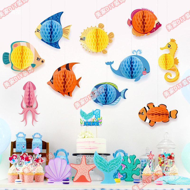 Ocean-Themed Jellyfish Hanging Decorations for Kindergarten Summer & Back-to-School
