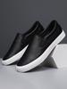 Men's Lightweight Slip On Loafers Stain Resistant Soft Sole Casual Flats Stylish Business Comfort Shoes