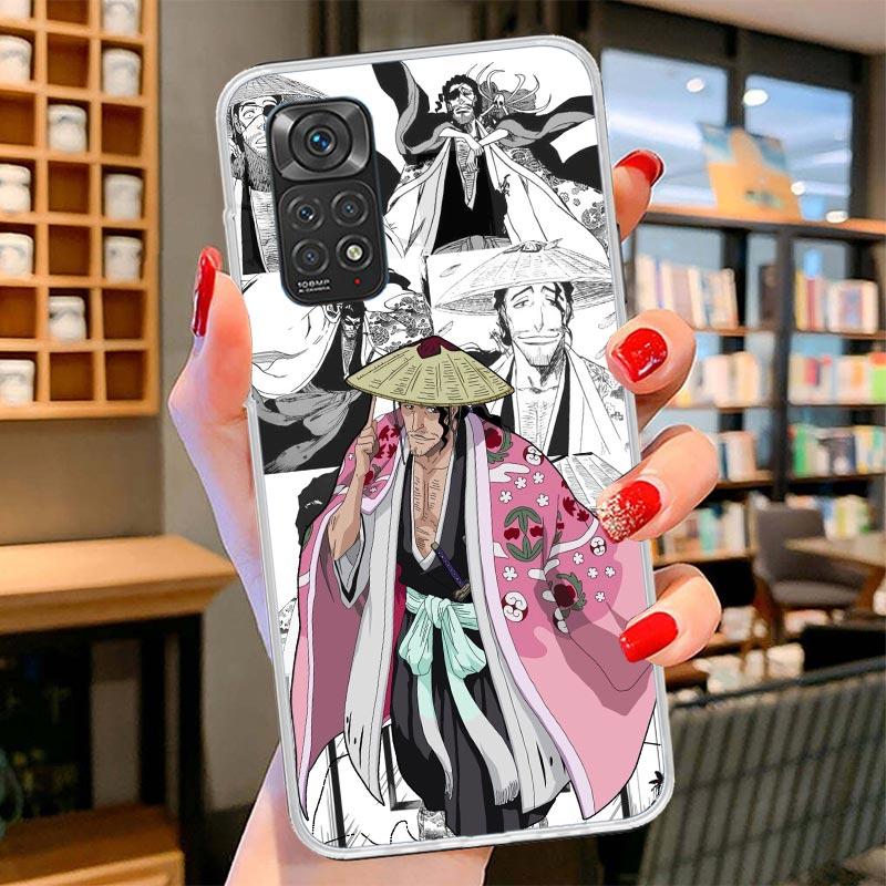 Ichigo Kenpachi Bleach Anime Cover Phone Case For Xiaomi Redmi Note 15 14 13 12 11 10 Pro Plus 14S 12S 11S 11T 11E 10S Soft Fund