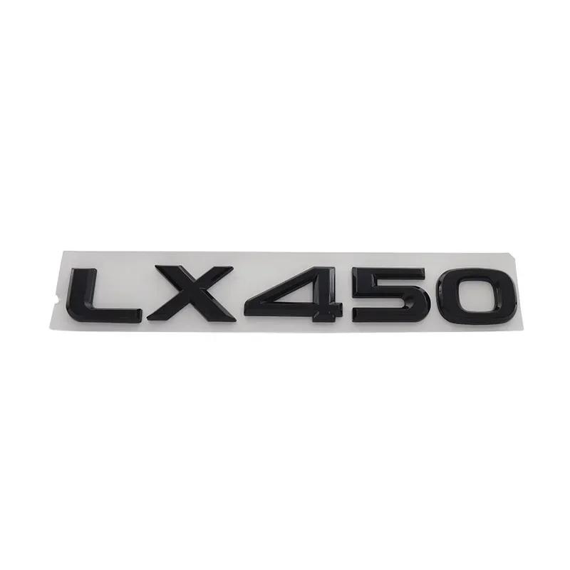 

Badge Sticker For LX 450 LX 470 LX 570 Car Engine Hood Fender trunk Tail Rear Decal Emblem 3D Premium LX450 LX470 LX570