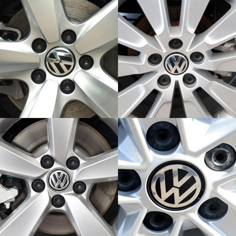 2026 Caldo Per VOLKSWAGEN VW 1PZ 56mm 60mm 65mm Coprimozzo Centrale per Ruota Auto per VW Volkswagen Jetta Tiguan Passat Golf Lavid