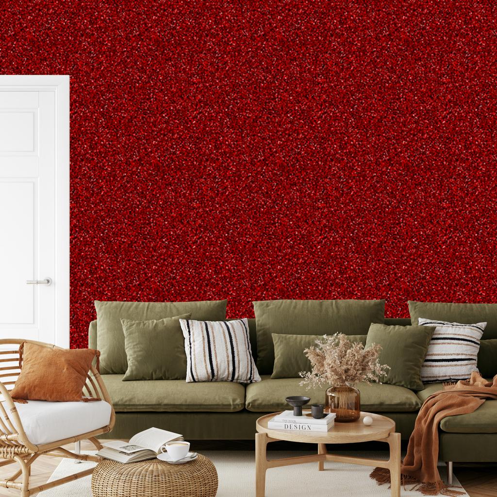 Red and burgundy glitter wallpaper, red background 50x1000