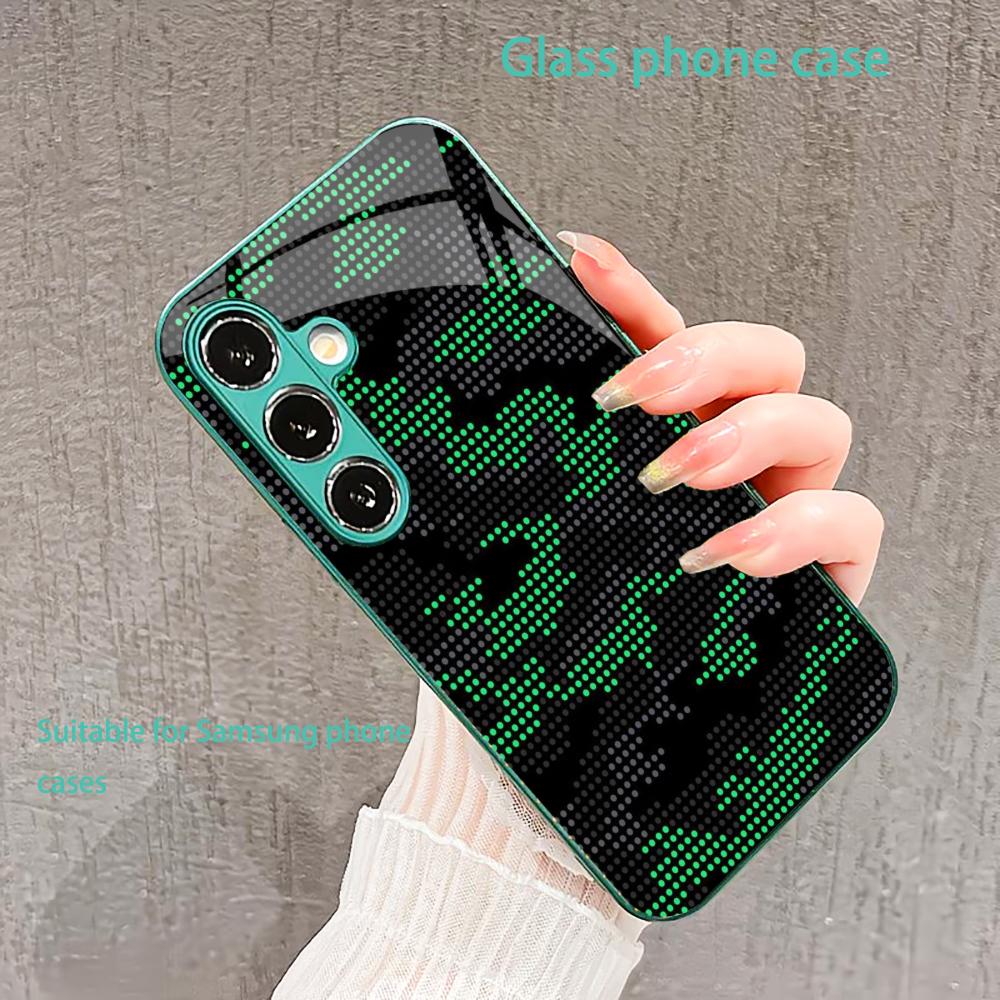 PhoneCase Atmosphere Simplicity High-end Electroplating Glass PhoneCase for Samsung Galaxy S26 S25 S24 S23 S22 S21 FE Ultra Plus