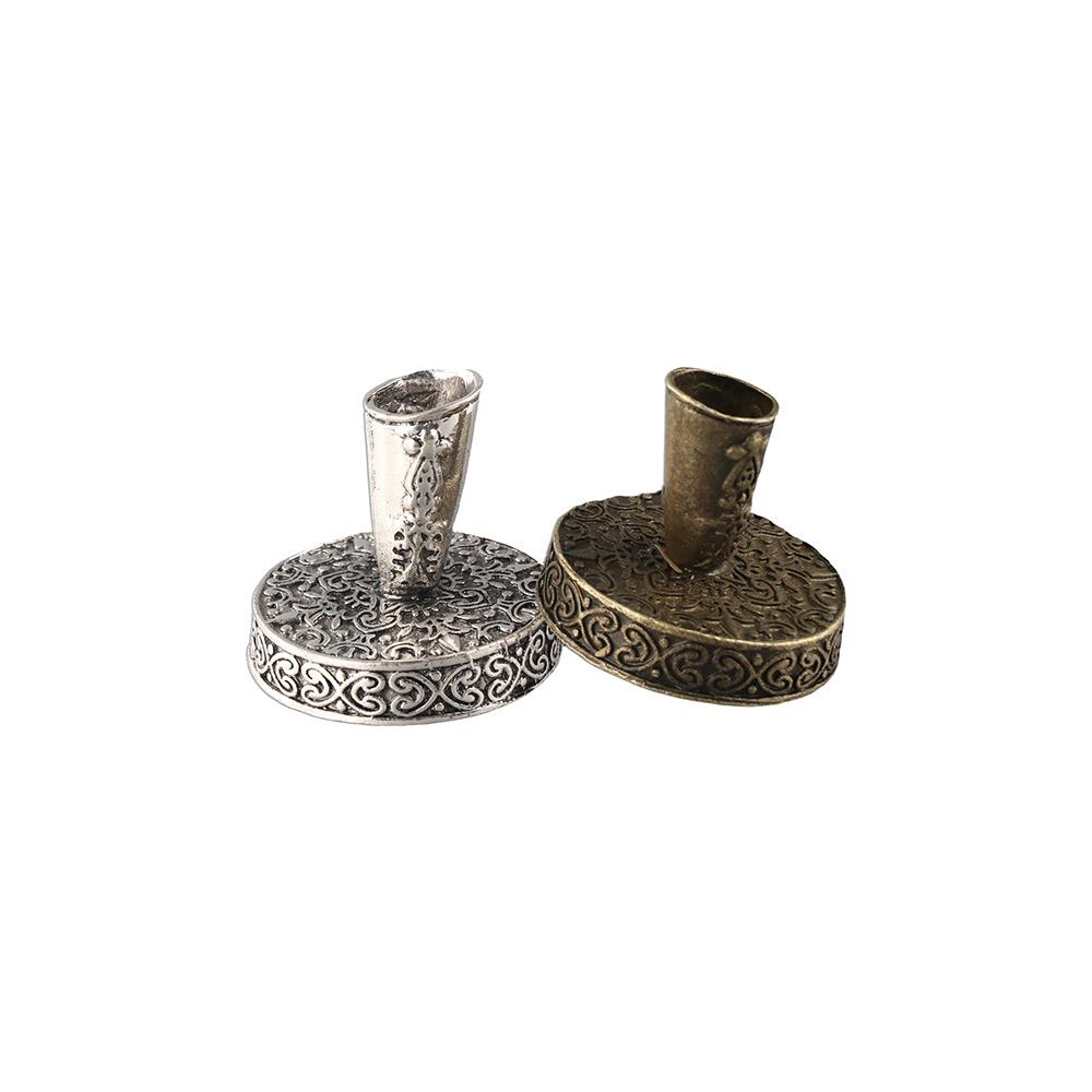 Pen Accessories Stainless Steel Round Pen Holder Pen Organizer Holder Fountain Feather Pen Stand