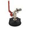 Valve Tap Adapter Garden Hose Water Connector Tool 1/2\" Drain Adapter Plastic + Alloy Tote Tank Nice Portable