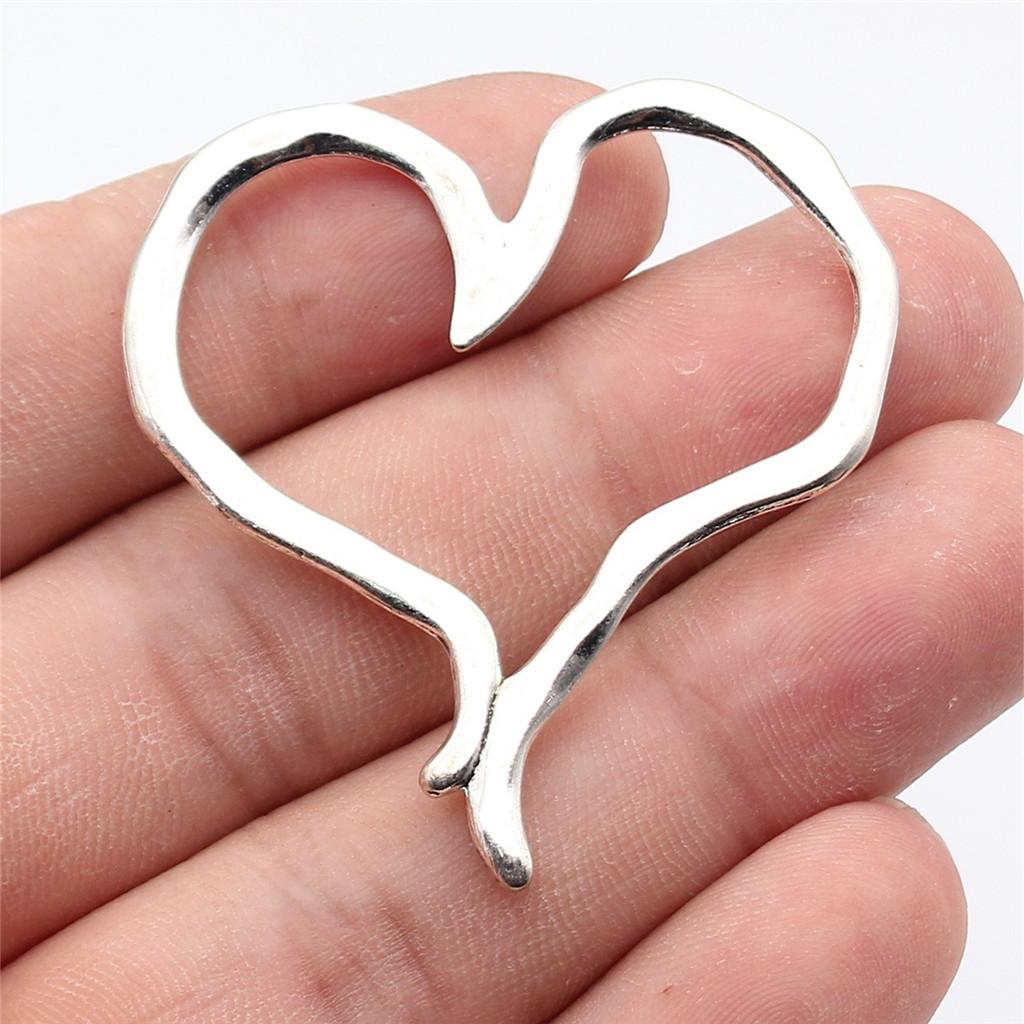 Heart Connectors Love Symbol Antique Bronze Zinc Alloy Jewelry Making DIY Jewelry Making Style Pendant Connectors