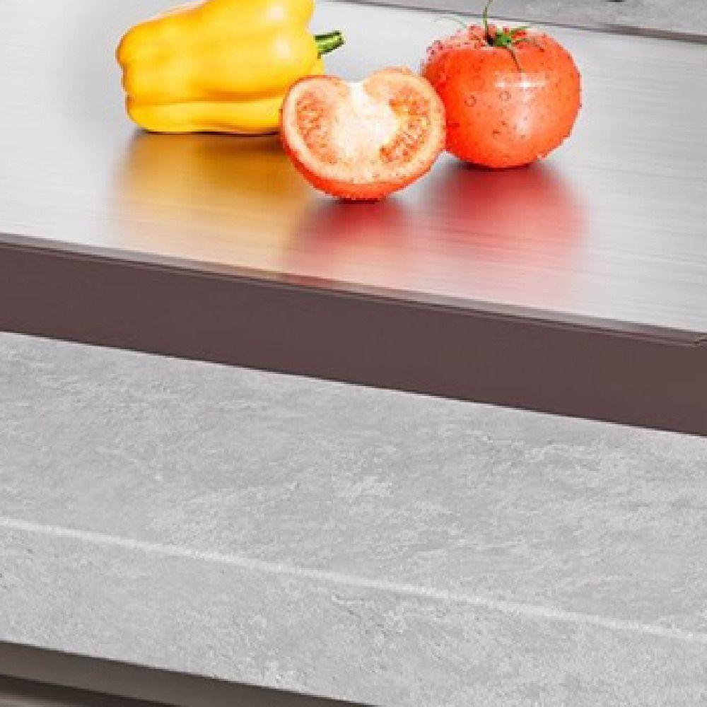 Anti-Bacterial Wood Chopping Board Anti-Slip Stainless Steel Cutting Board  Home