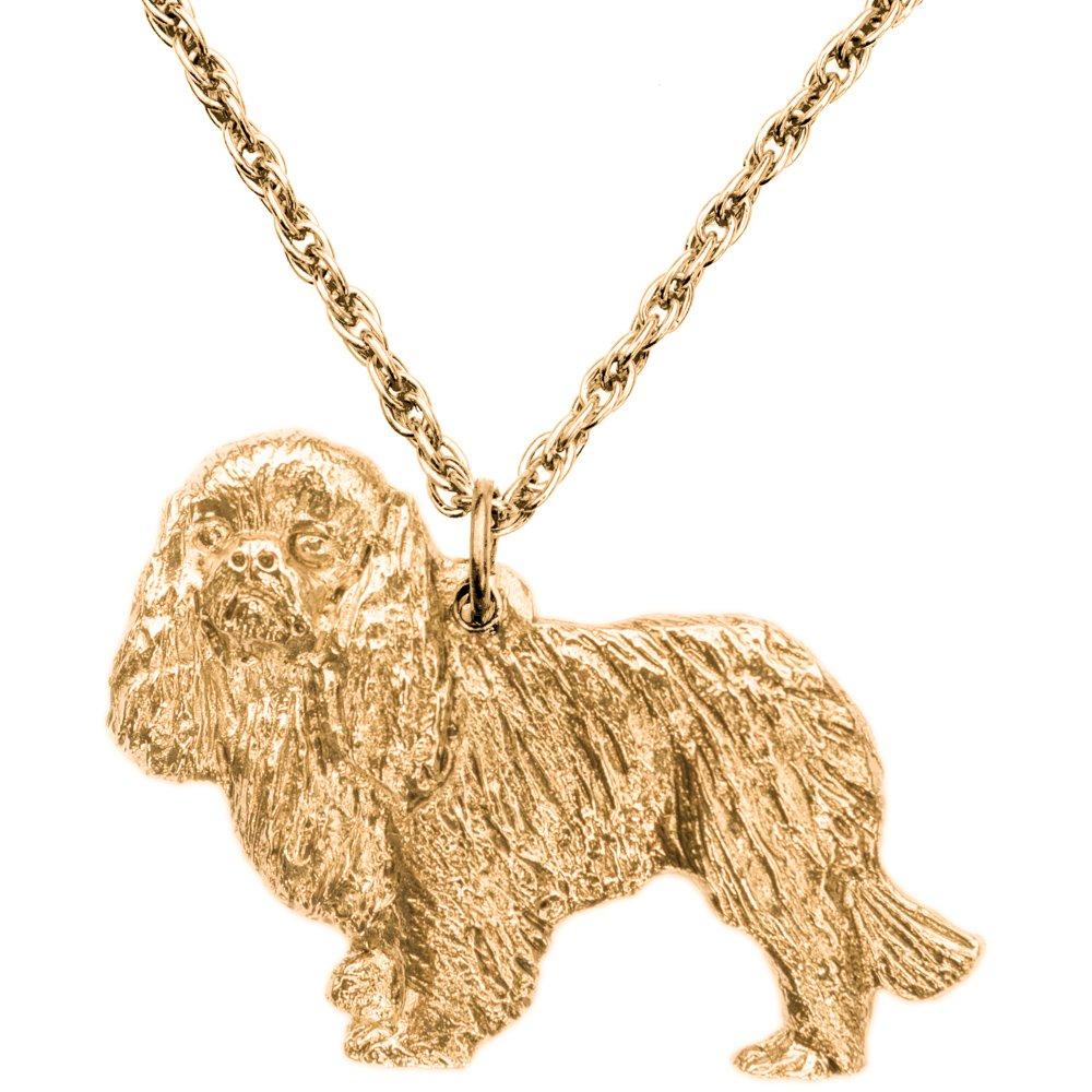 King Charles Spaniel British-made Art Dog Pendant Necklace Collection