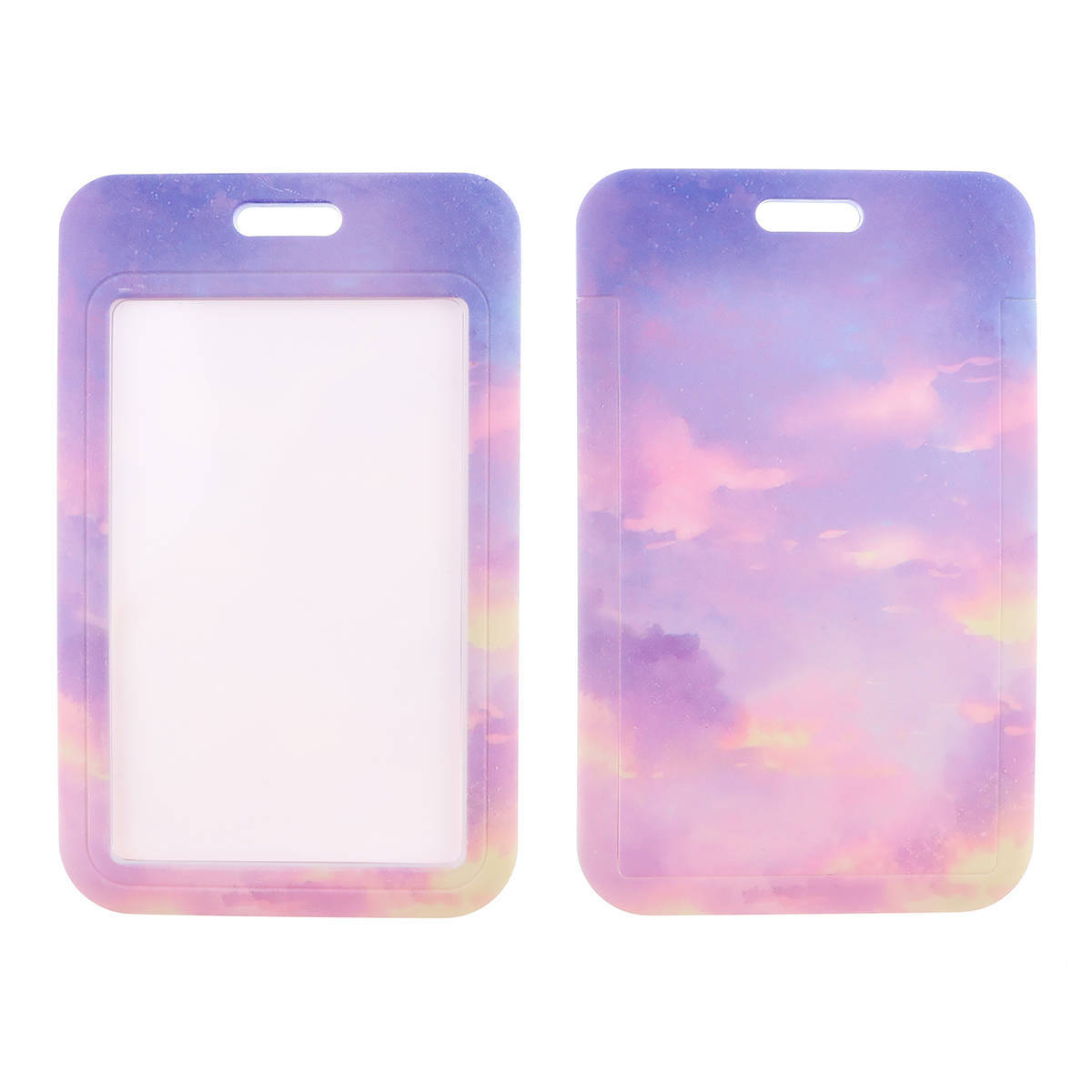 

Обложка для удостоверения личности, значок для карты доступа в метро, пластиковая раздвижная крышка, ремешок для карты, держатель для карт для студентов