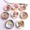 Creative DIY Resin Miniature Food and Newspaper Placemat Ornaments
