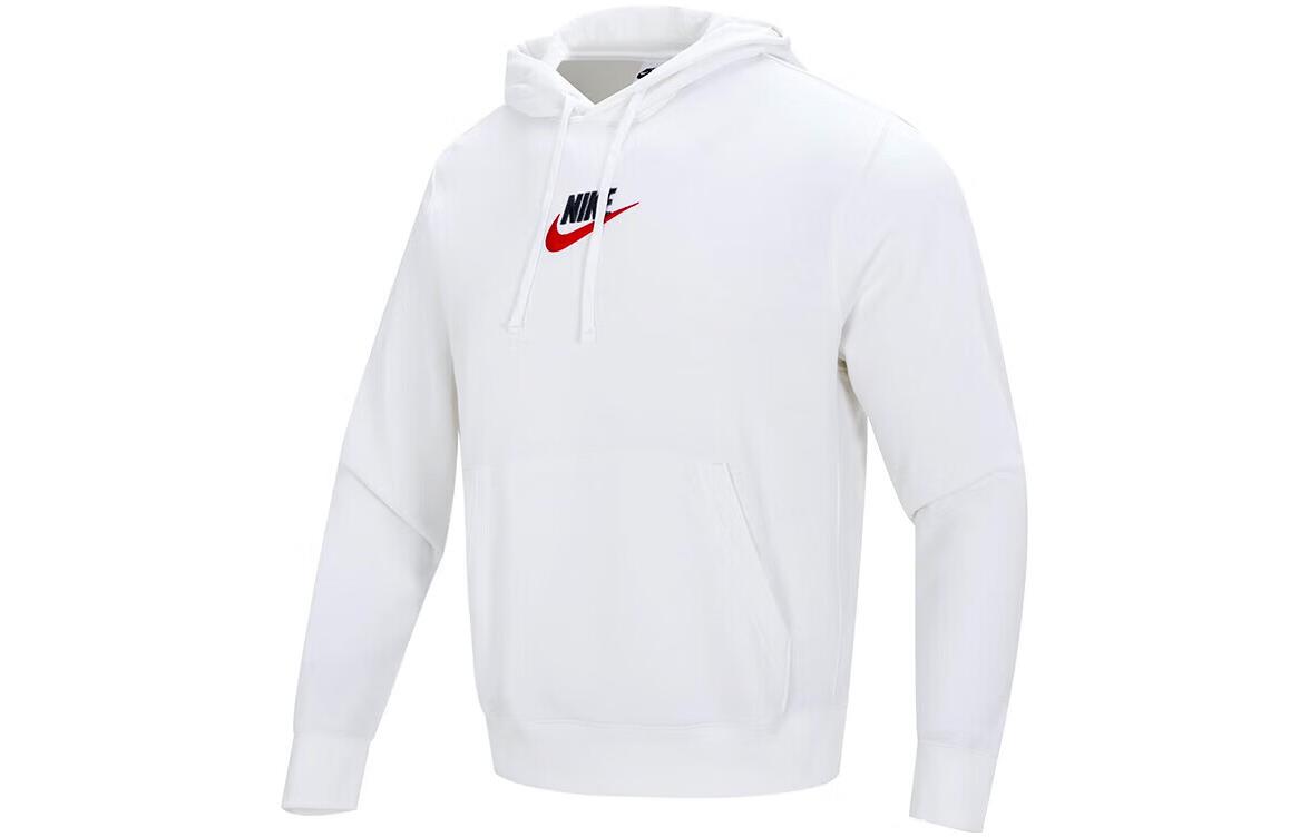 

Nike Sweatshirts Men s White Hooded Moderate Regular FB7789-100 XL