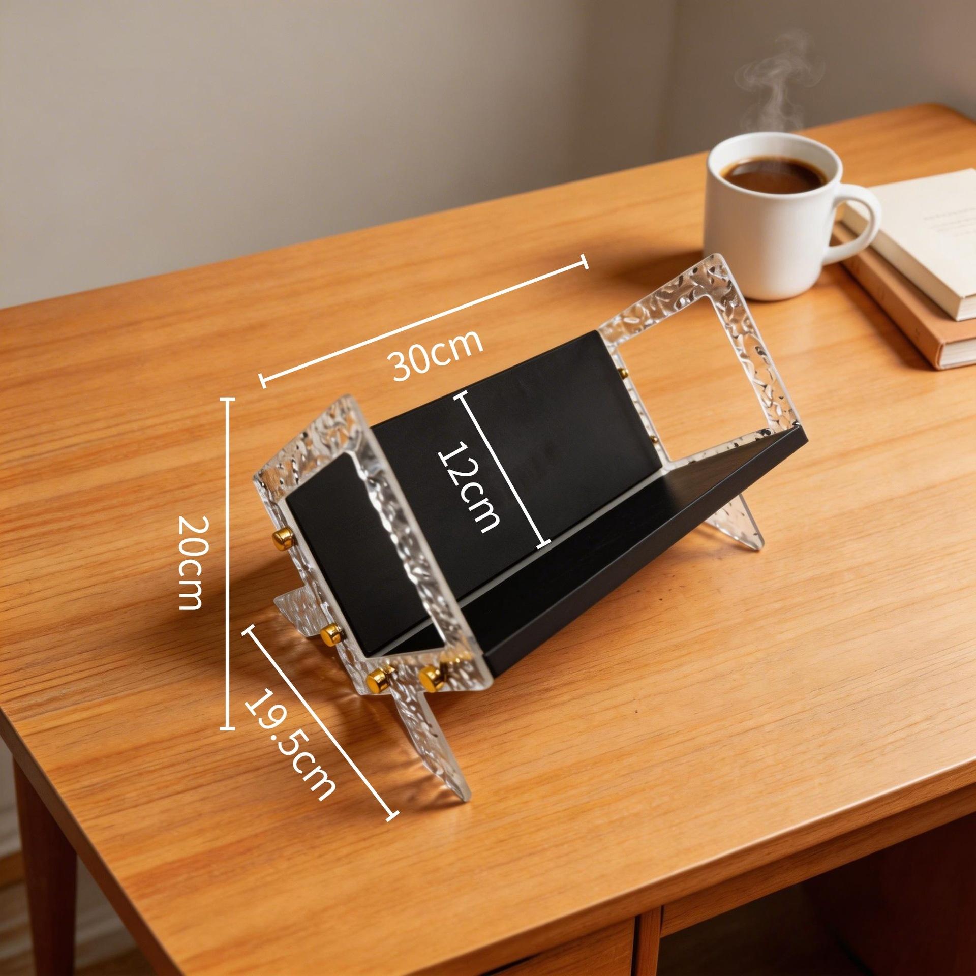 Desktop Book and Magazine Storage Rack, Living Room Book and Newspaper Storage Decoration Storage Rack