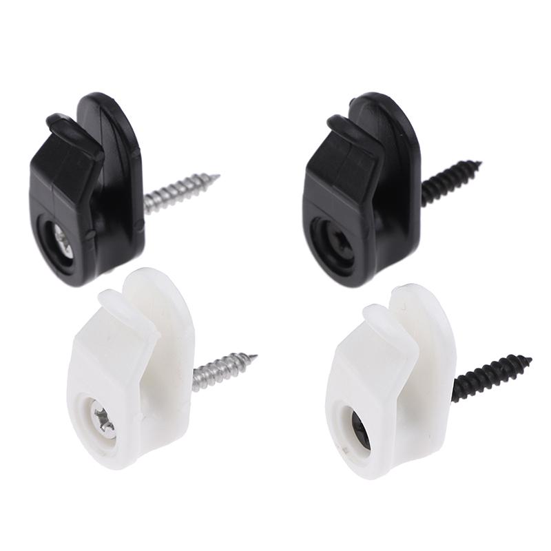 20Pcs Outdoor String Lights Clips Screw-In Plastic Hangers Lights Hanger Hooks For Plant Baskets String Lights Decoration