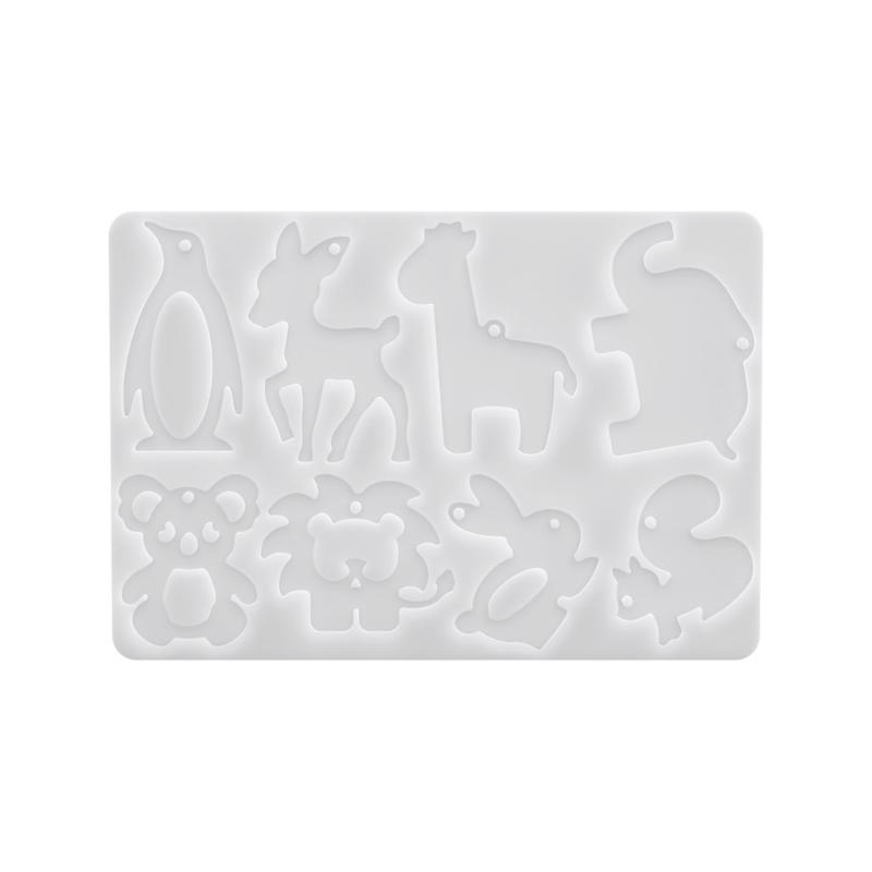

Resin Jewelry Mold Silicone Pendant Mold for Resin Epoxy Deer Casting Mold with Hanging Hole for DIY Keychains Necklace 1