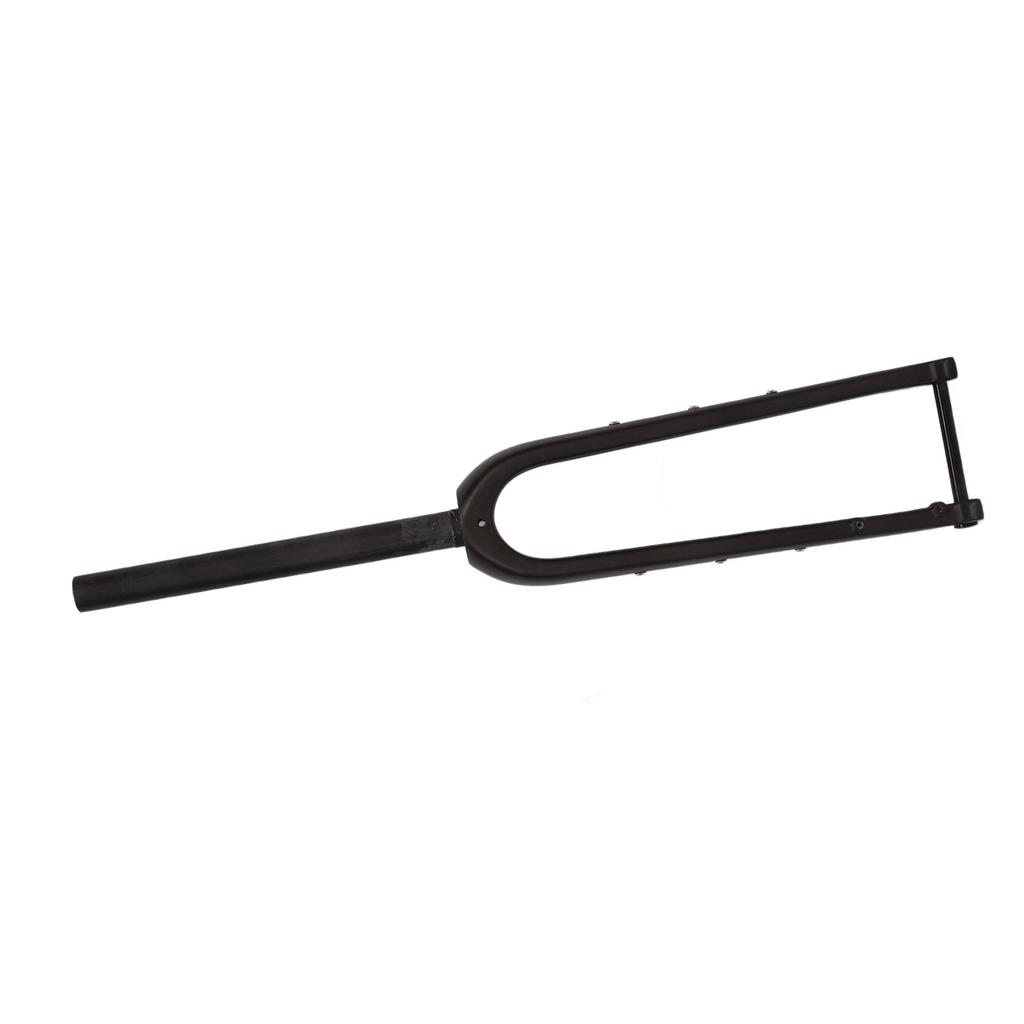 Fahrrad Vorderradgabel Kohlefaser 100mm Öffnung Matt Gerades Rohr Fahrrad Vorderradfedergabel zum Fahren