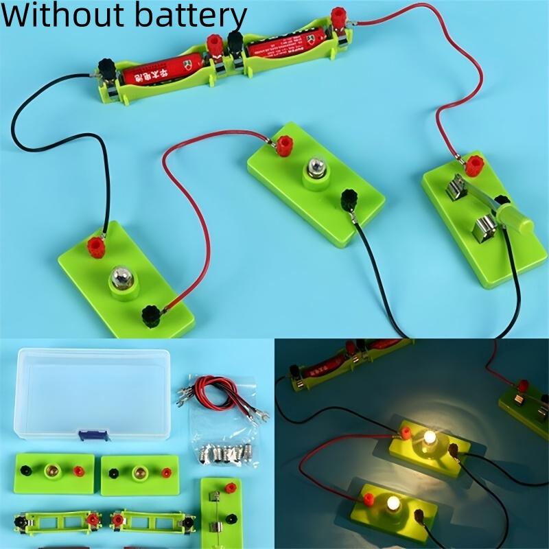 Hands-on Ability Basic Circuit Electric Circuit Experiment Electricity Learning Kit Montessori Learning Experiment Set toys