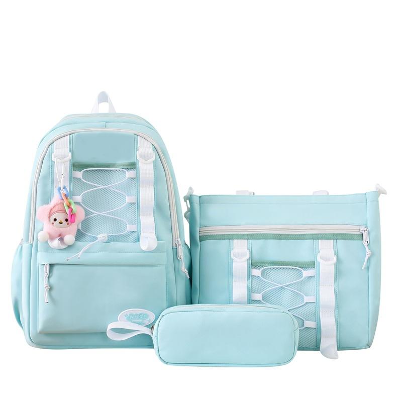 A Versatile Korean Backpack for Middle School Students with High Appearance Large Capacity Backpack for Girls