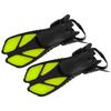 2Pcs Adjustable Swimming Fins Soft TPR Open Heel Long Diving Flippers for SnorkelingM