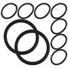 NUOLUX 10pcs Tub Lid Seal Rings Resistant Rubber Seal Seal Gasket for Industrial