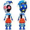 Cosplay Costume For Kids Sun And Moon Clown Halloween Jumpsuit 4630