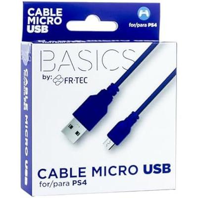 Charging Cable - FRTEC - Playstation 4 - Micro USB - Fast Charging - Black